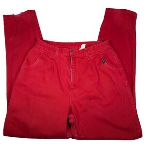 Rocky‎ Mountain vintage western Red Denim Jeans 90s Cowgirl Rockies bareback mom